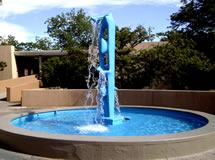 University of New Mexico Cornell Mall - College of Education Fountain